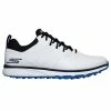 Skechers Mojo Elite Punch Golf Shoes 54538 -Mens Sales Store gogolfmojoelitepunchshotgolfshoeswhiteblue1