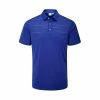 Ping Portman Golf Polo Shirt P03524 -Mens Sales Store p03524 portman blue surf navy front 6