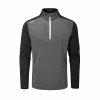 Ping Farrell 1/2 Zip Golf Sweater P03526 -Mens Sales Store p03526 farrell asphalt black front 2
