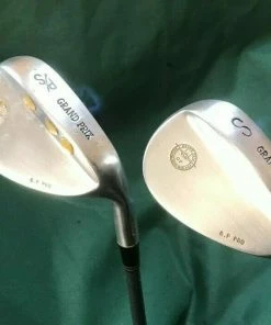 Lincs_golf Set Of 2 Japanese Grand Prix G.P Pro Rusty Raw P/S & SW Regular Graphite Shafts