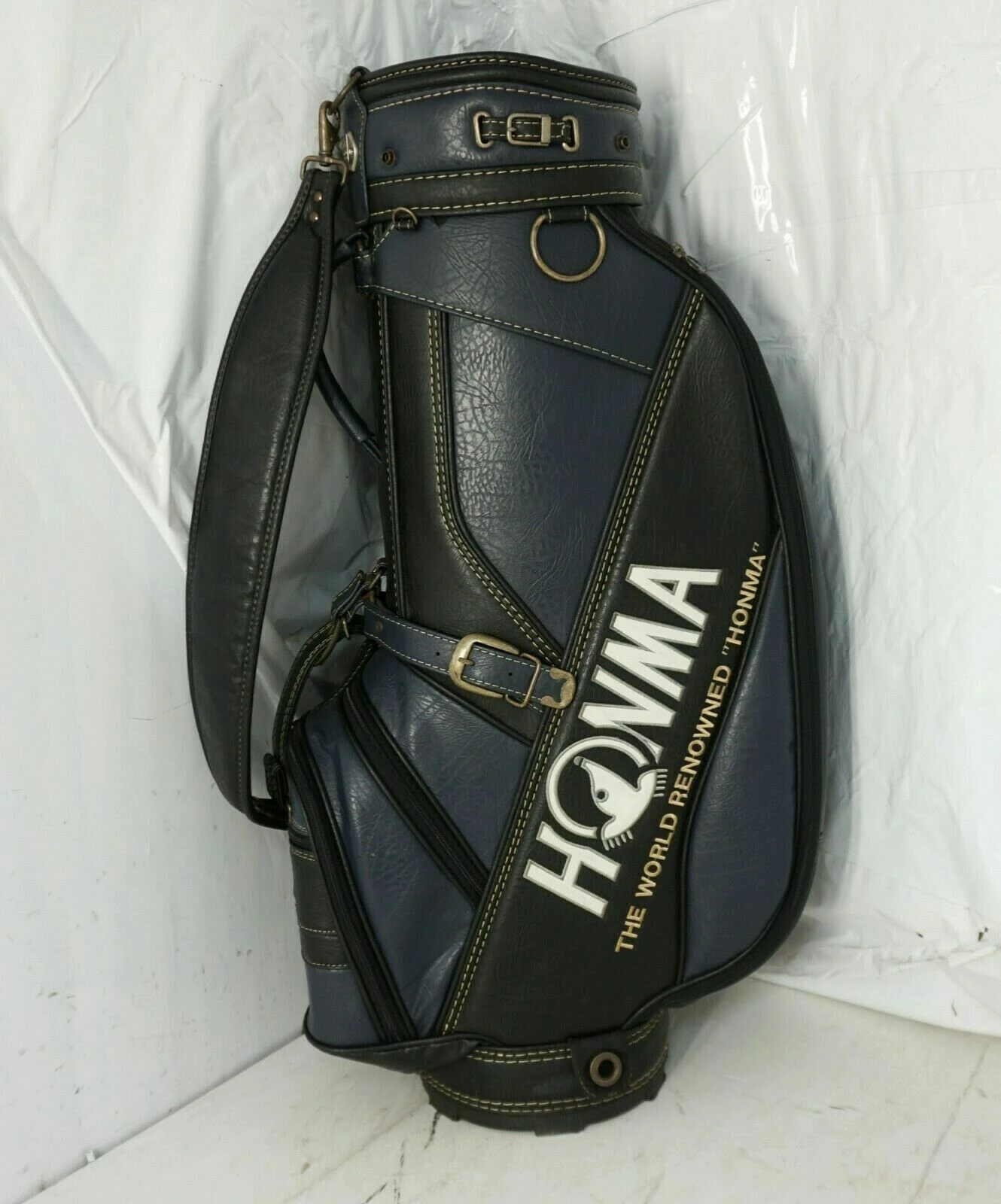 Lincs_golf Vintage 6 Division Honma Tour Cart Golf Clubs Bag 3 Lincs_golf Vintage 6 Division Honma Tour Cart Golf Clubs Bag
